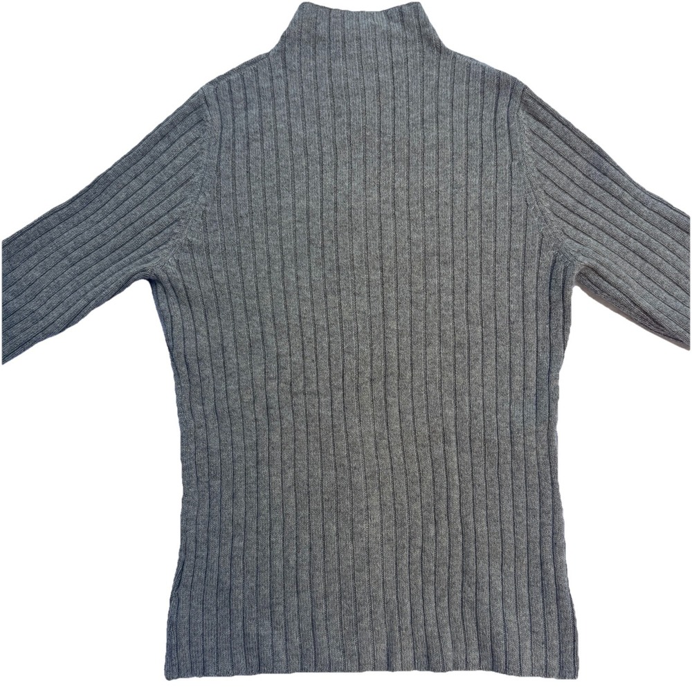 Khaite Rare Juni 100% Cashmere Cardigan‎ Sweater Medium Oatmeal Lightweight Lux - Picture 6 of 10